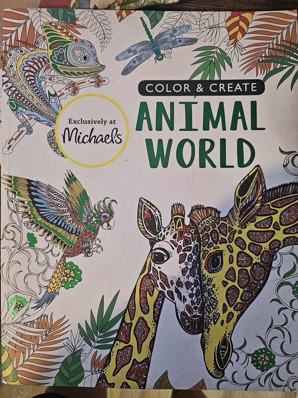 Animal World Color & Create Coloring Book - Michaels Exclusive